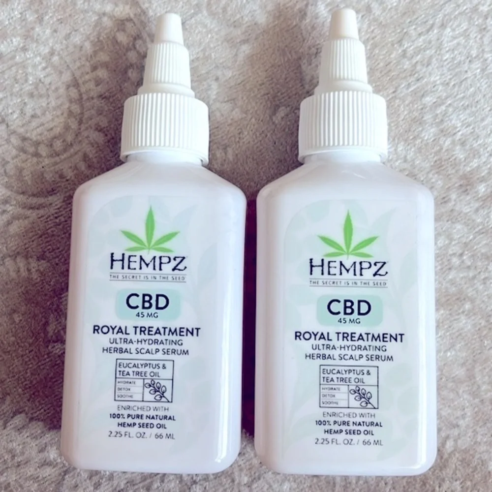 Brand New Nexxus Invigorating Detox Scalp Scrub Lot w/ Hempz Herbal Scalp Serum